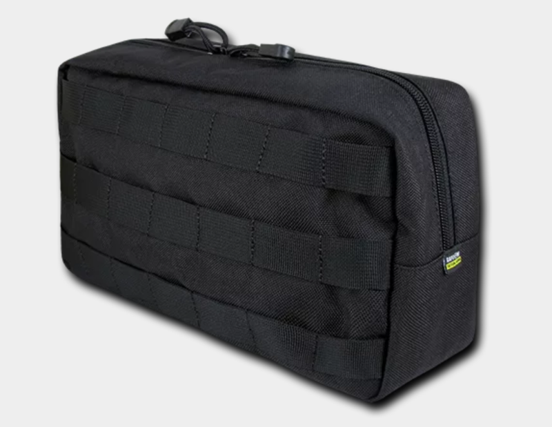 Rapdom 10x6 Horizontal Utility Pouch Black