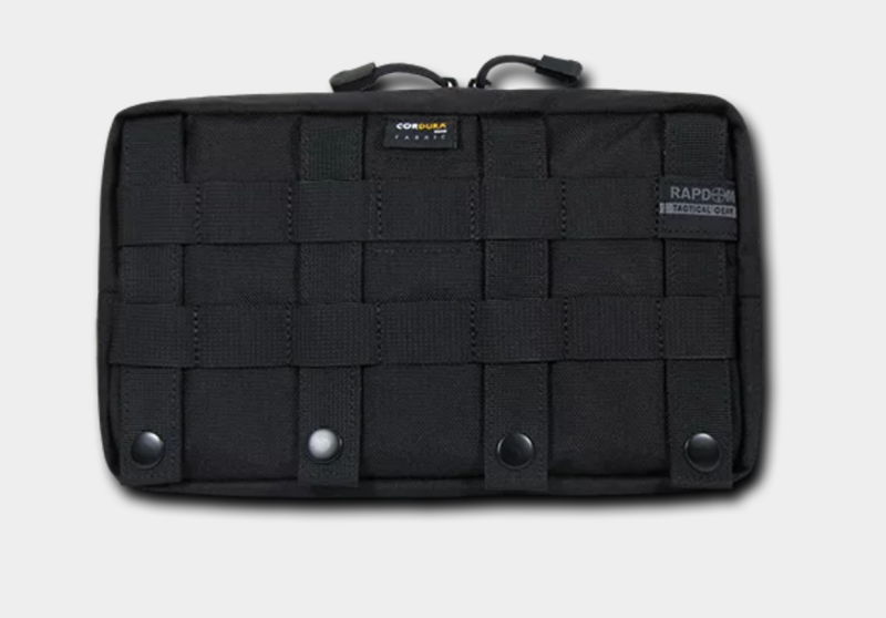 Rapdom 10x6 Horizontal Utility Pouch Black