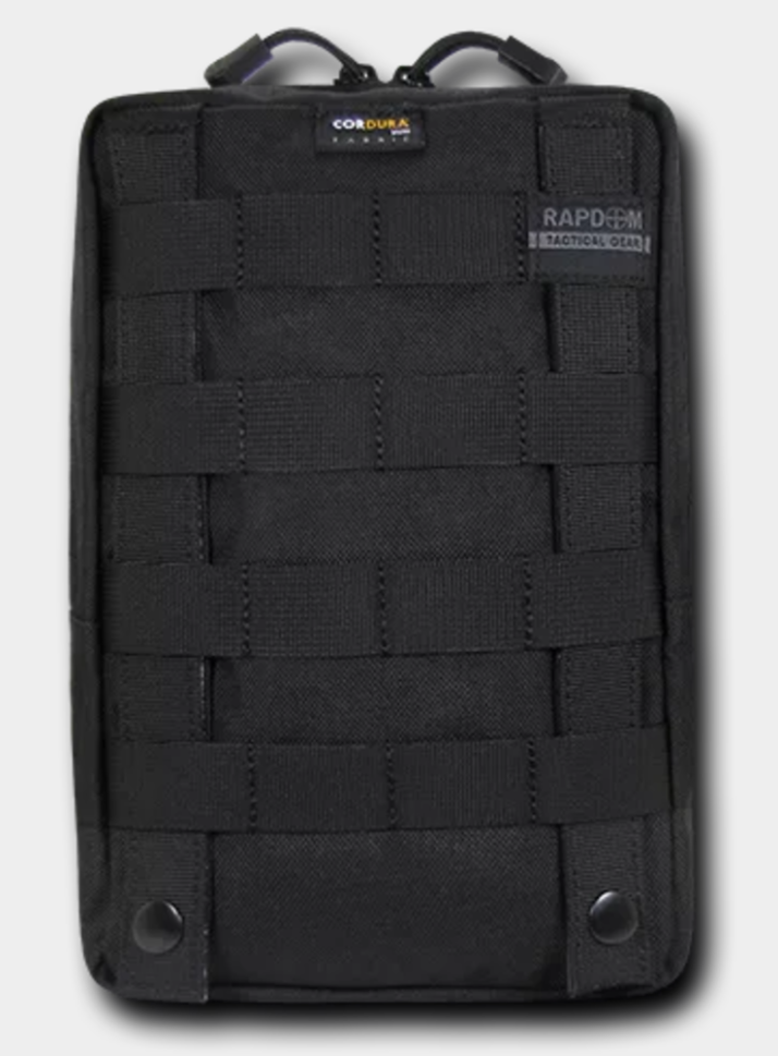 Tactical Vertical Utility Pouch 6x10 Black