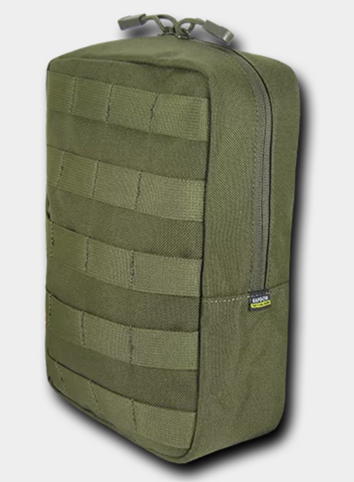 Vertical Utility Pouch 6x10 Olive