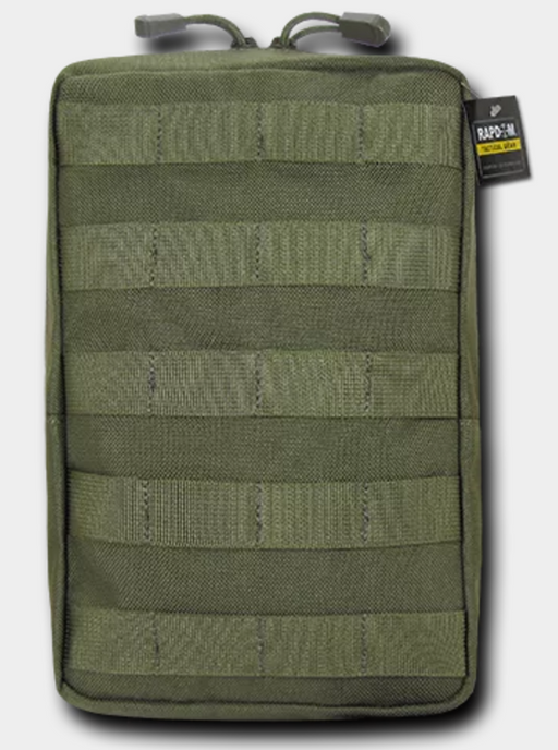 Vertical Utility Pouch 6x10 Olive