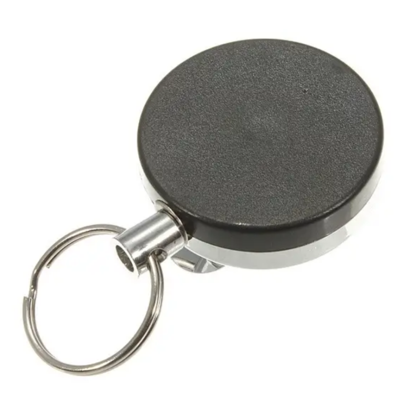 Retractable Keychain with Clip and 65 cm Cable
