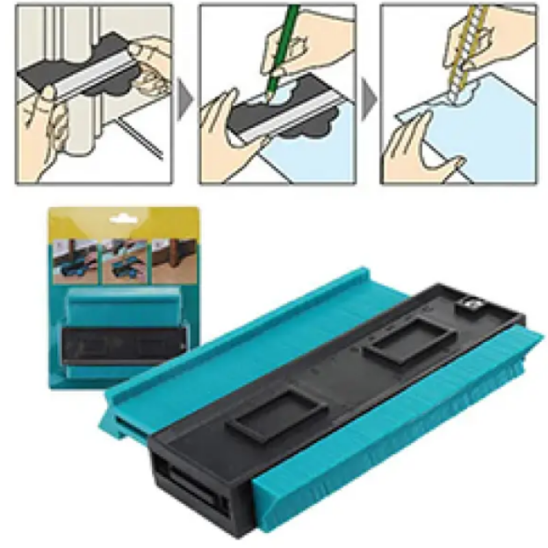 Contour Gauge 258x123 mm ABS Plastic Template Tool