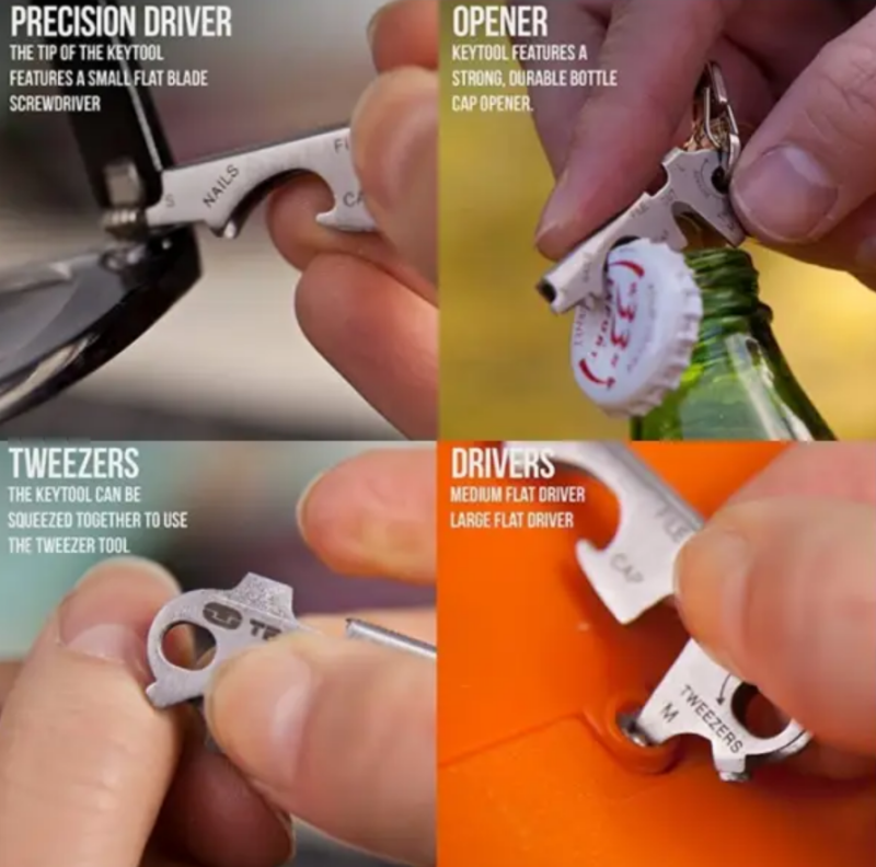 True Utility KeyTool Multifunctional Keychain